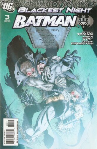 Blackest Night: Batman (2009) #3 VF+ 8.5 Andy Kubert Cover